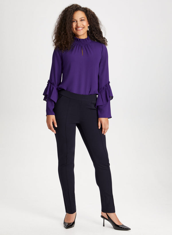 Laura Pull-On Slim Leg Pants