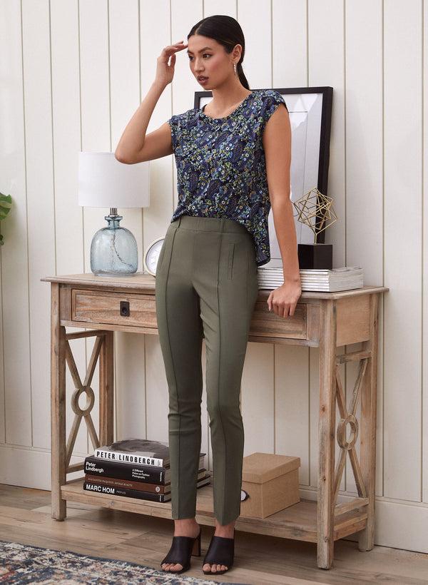 Laura Pull-On Slim Leg Pants