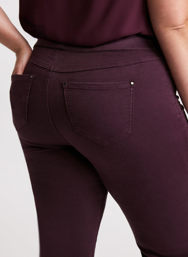 Laura Pull-On Straight Leg Jeans