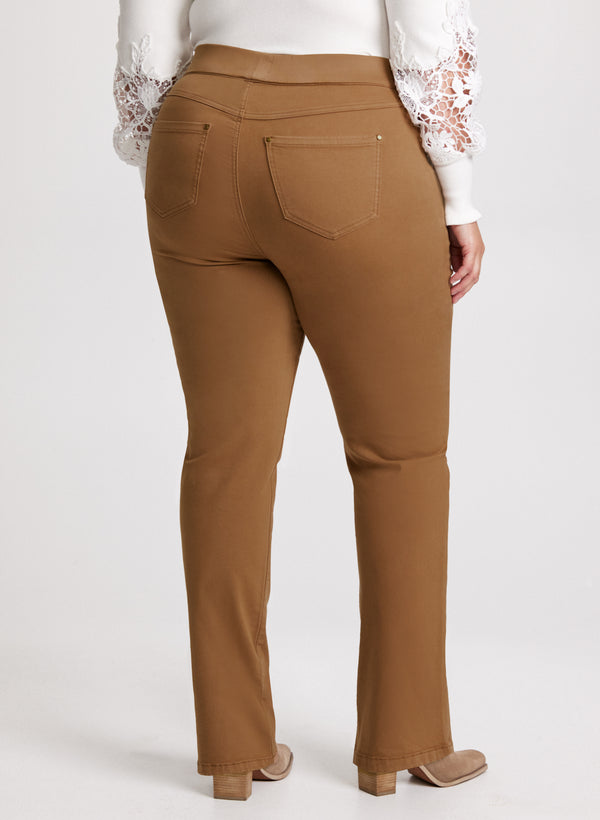 Laura Pull-On Straight Leg Jeans