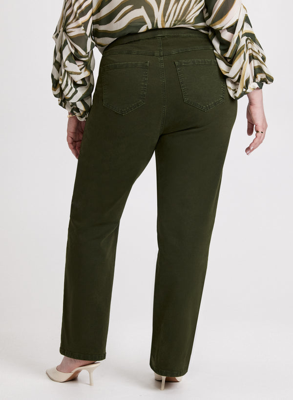 Laura Pull-On Straight Leg Jeans