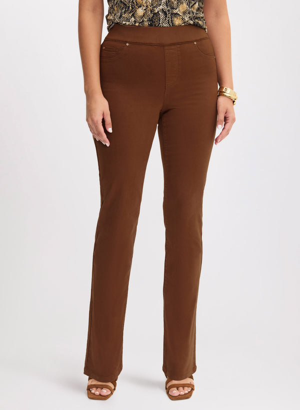 laura Pull-On Straight Leg Jeans