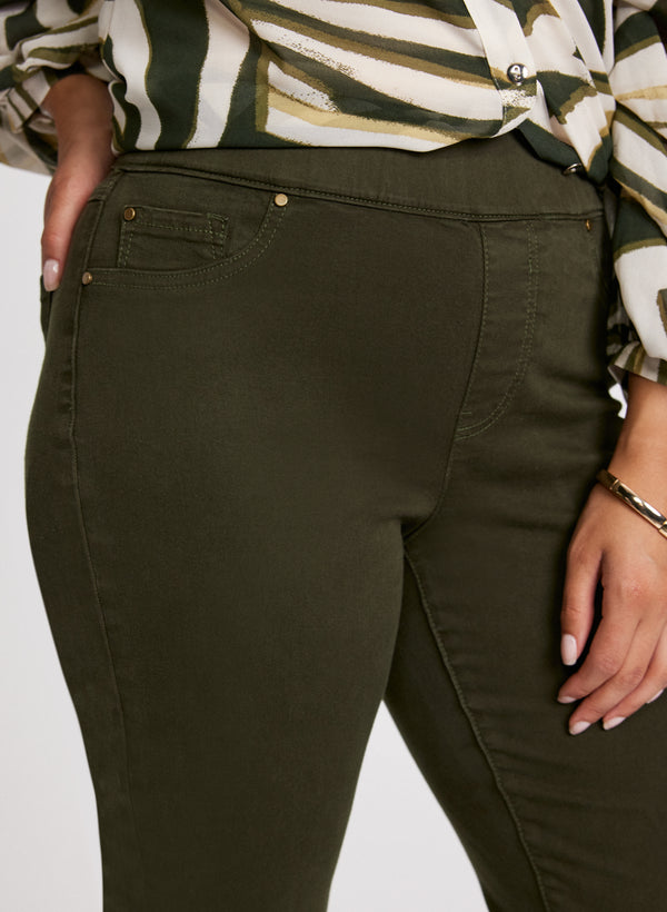 Laura Pull-On Straight Leg Jeans