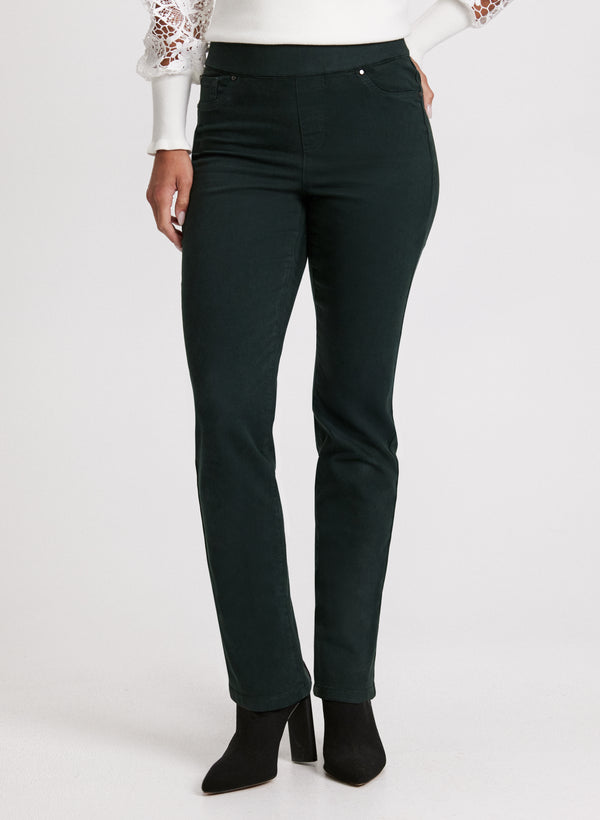 laura Pull-On Straight Leg Jeans