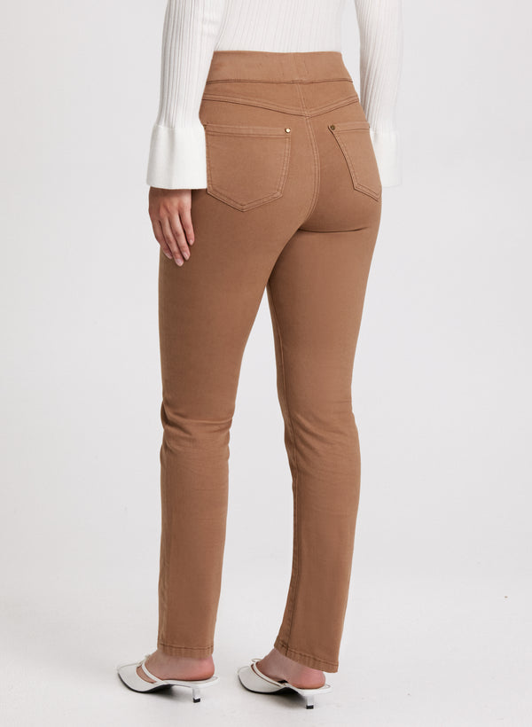 Laura Pull-On Straight Leg Jeans