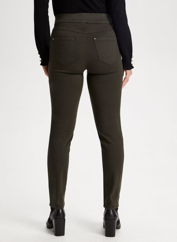 Laura Pull-On Straight Leg Jeans