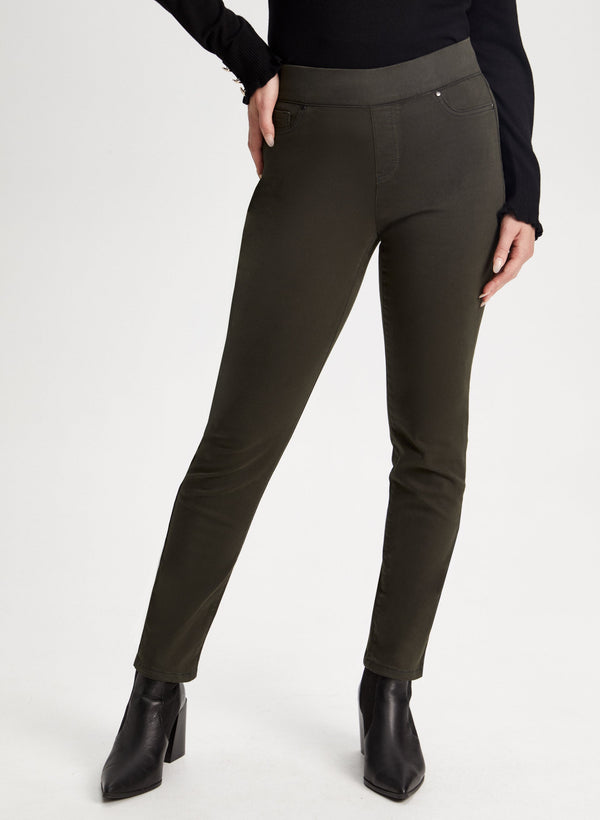laura Pull-On Straight Leg Jeans