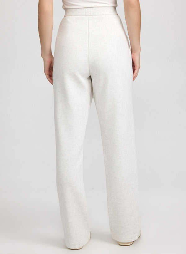 Laura Pull-On Straight-Leg Pants