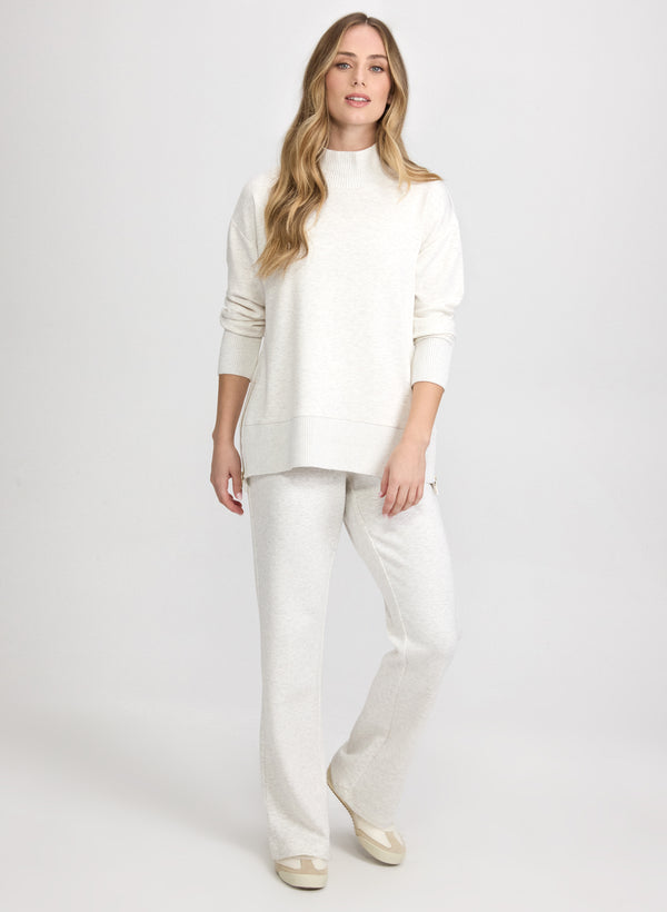 Laura Pull-On Straight-Leg Pants