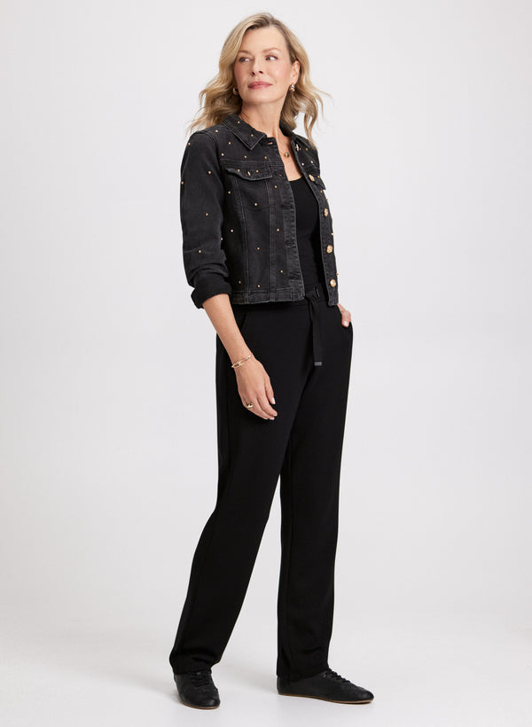 Laura Pull-On Straight Leg Pants