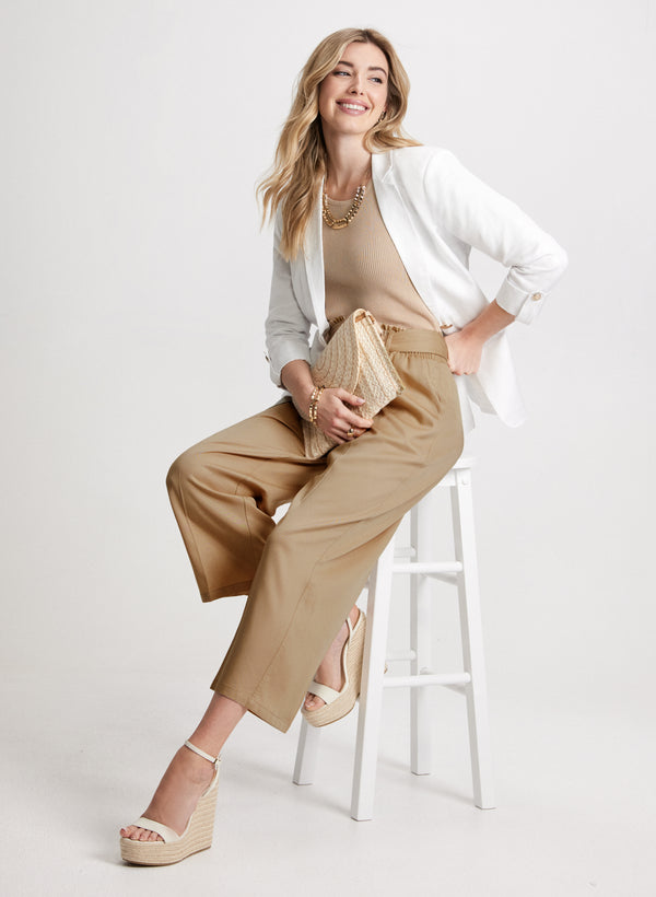 Laura Pull-On Tencel Capris