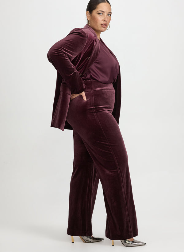 Laura Pull-On Velvet Pants