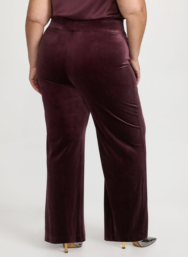 Laura Pull-On Velvet Pants