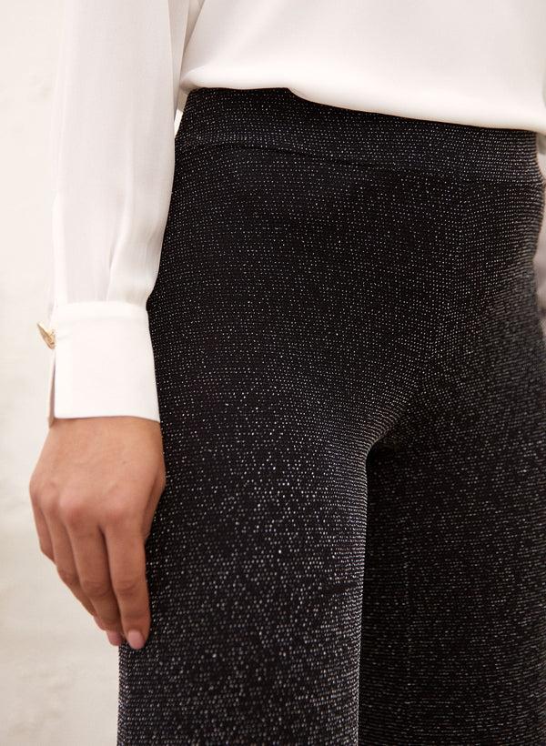 Laura Pull-On Wide Leg Glitter Pants