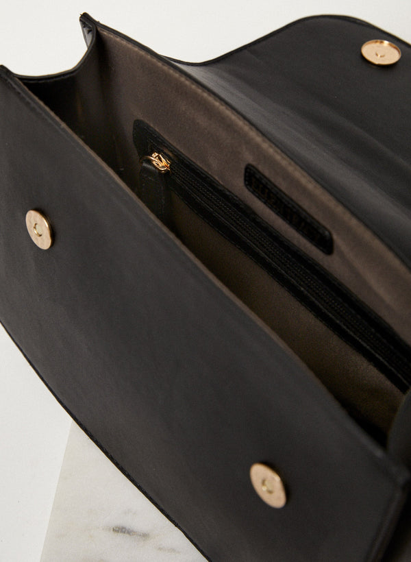 Laura Quilted Chain Detail Satchel