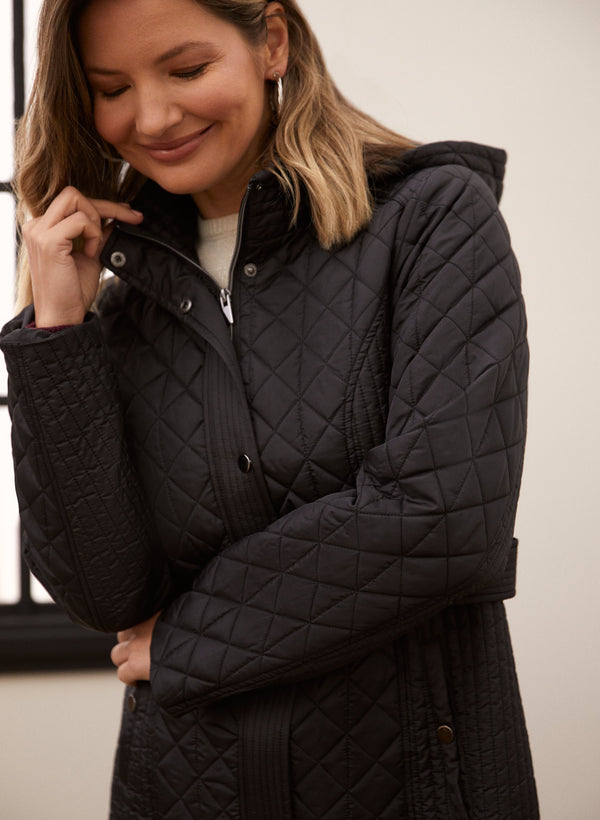 Laura Quilted Vegan Down Coat