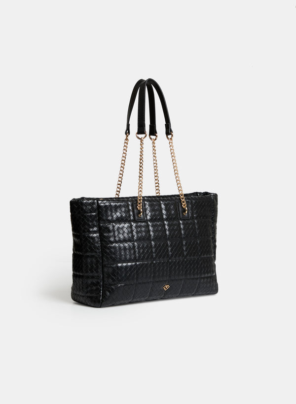 Laura Quilted Vegan Leather Handbag