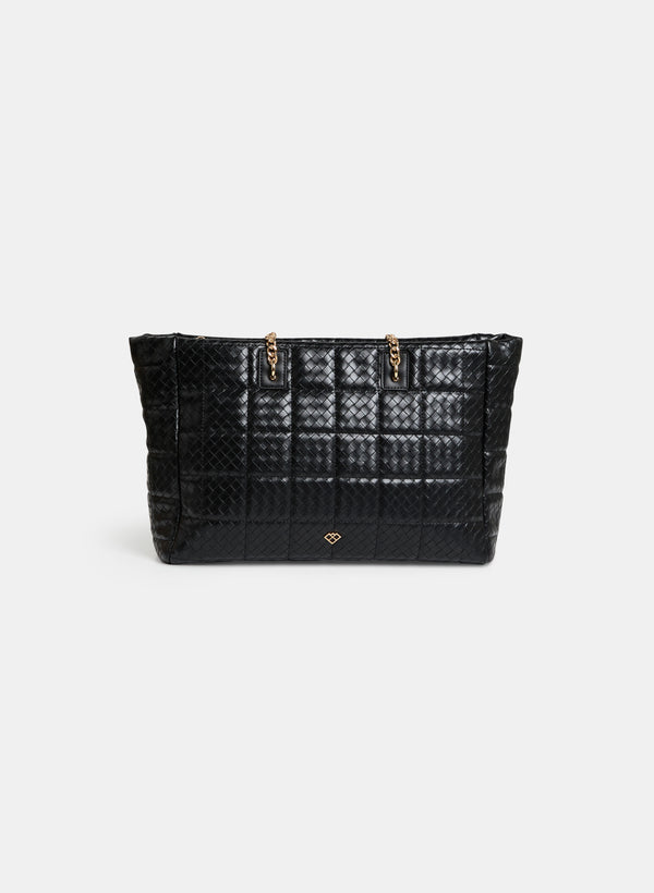 laura Quilted Vegan Leather Handbag