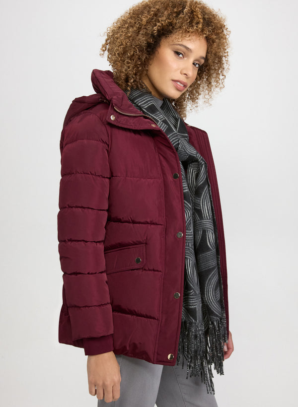 Laura Quilted Zip Coat