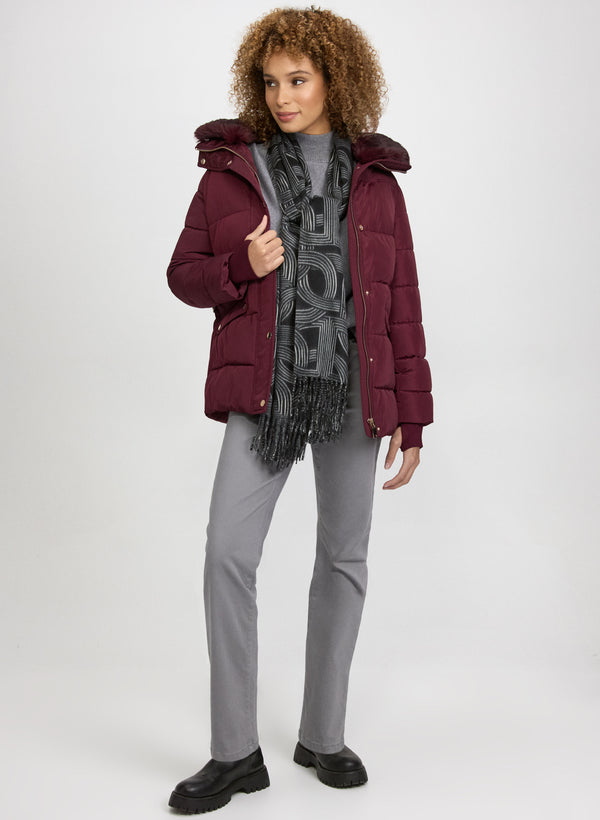 Laura Quilted Zip Coat