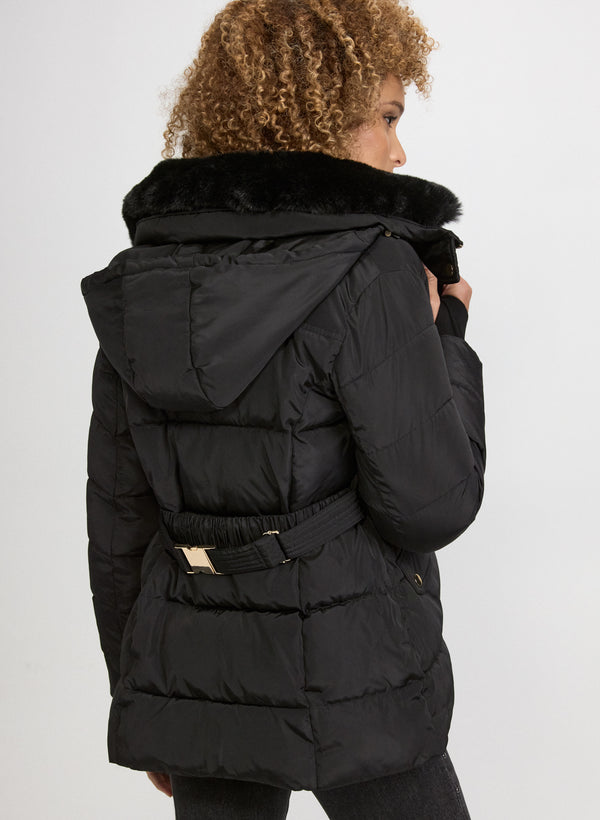 Laura Quilted Zip Coat
