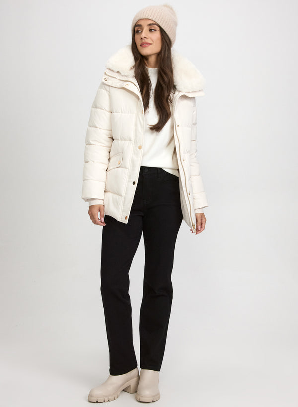 Laura Quilted Zip Coat