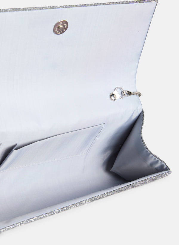 Laura Rectangular Glitter Clutch