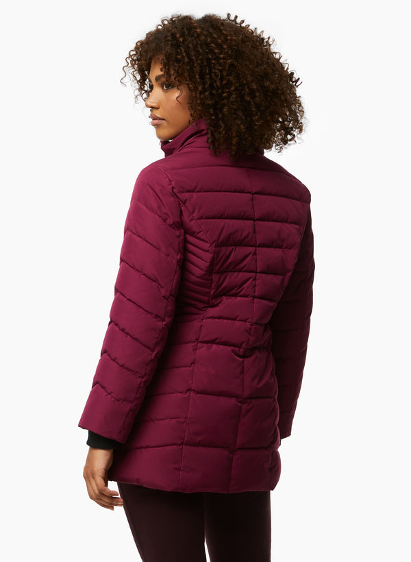 Laura Recycled Quilted Vegan Down Coat