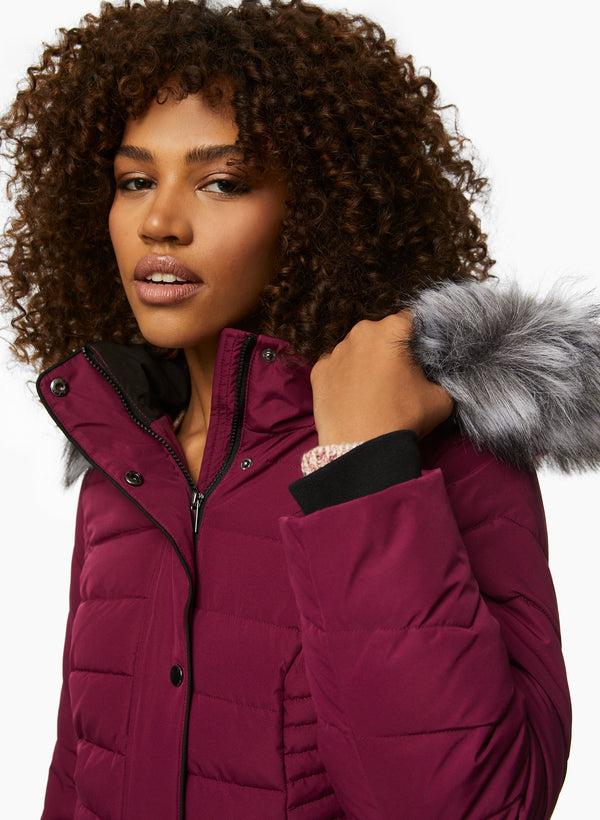 Laura Recycled Quilted Vegan Down Coat