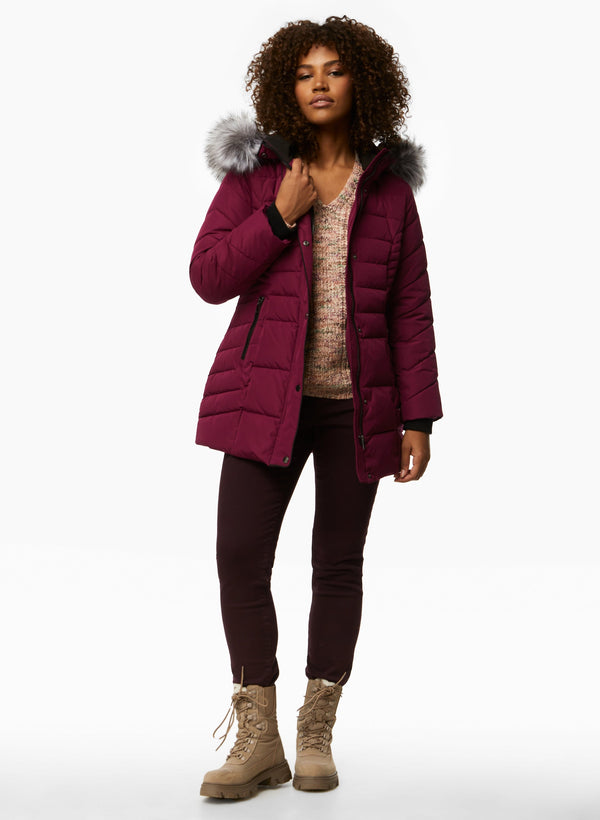 Laura Recycled Quilted Vegan Down Coat