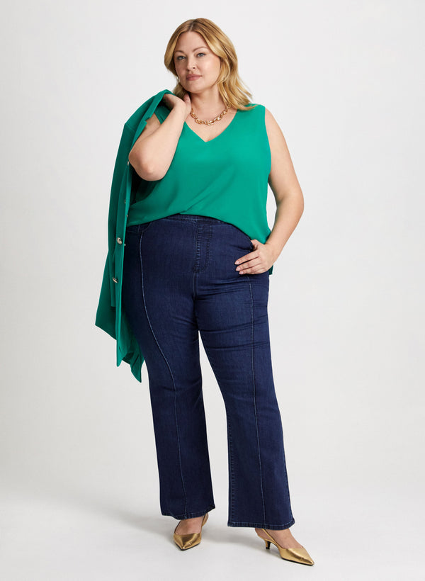 laura Redingote Jacket & Bootcut Jeans