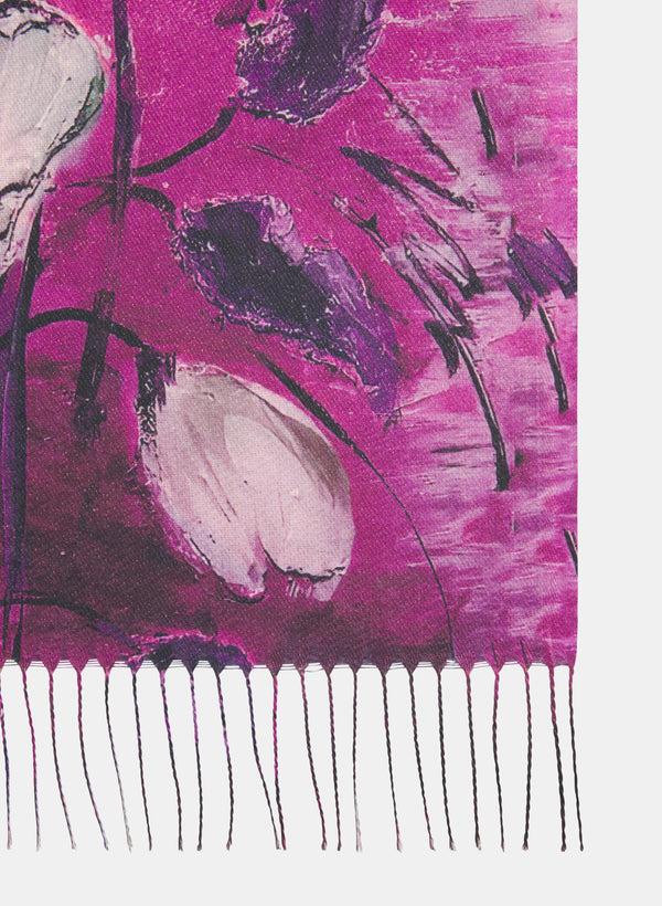 Laura Reversible Floral Scarf