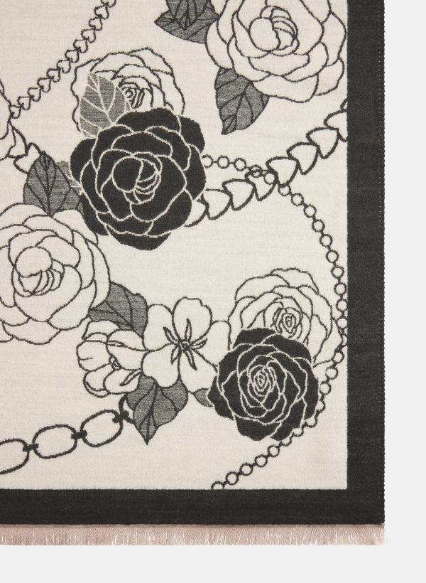 Laura Reversible Floral Scarf