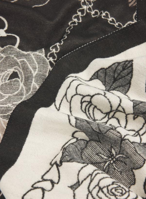 Laura Reversible Floral Scarf