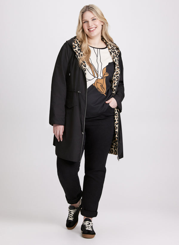 Laura Reversible Nylon Coat