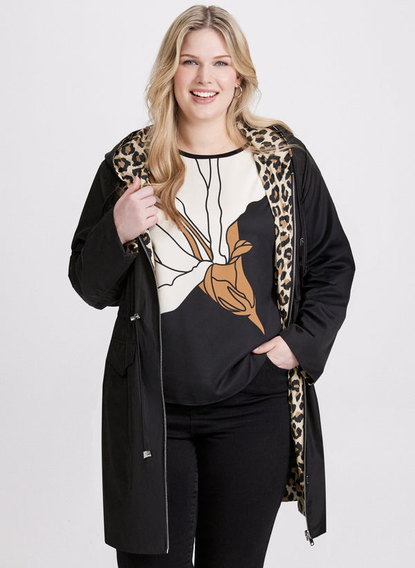 Laura Reversible Nylon Coat