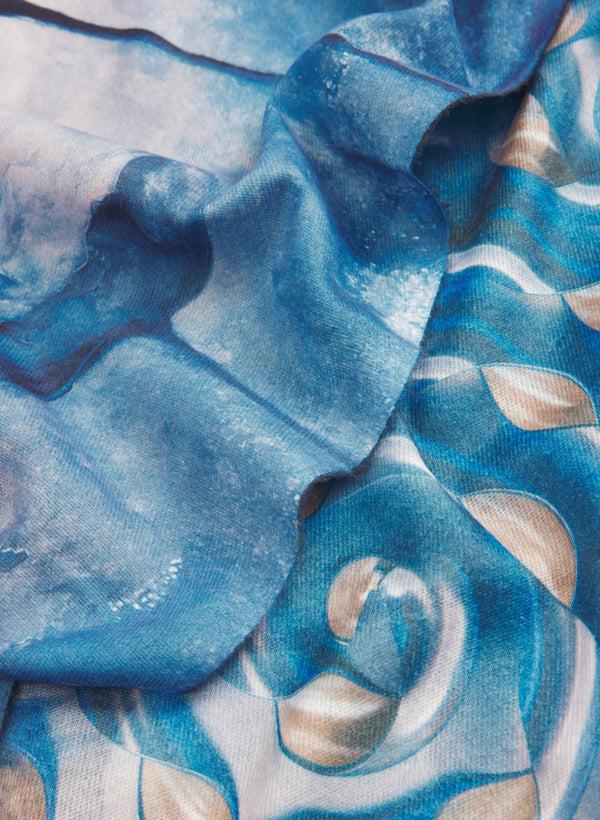 Laura Reversible Poppy Field Scarf