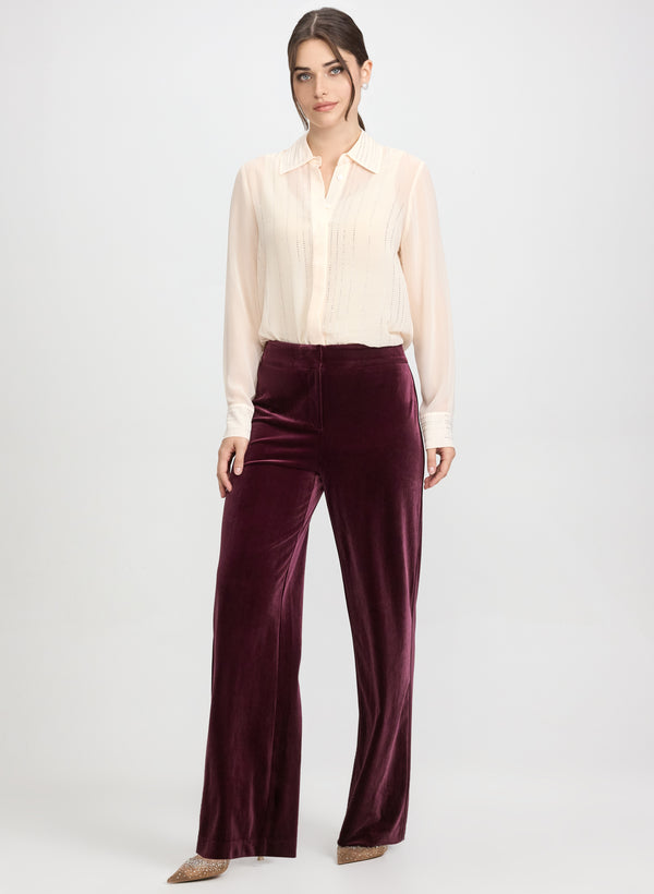 Laura Rhinestone Detail Blouse