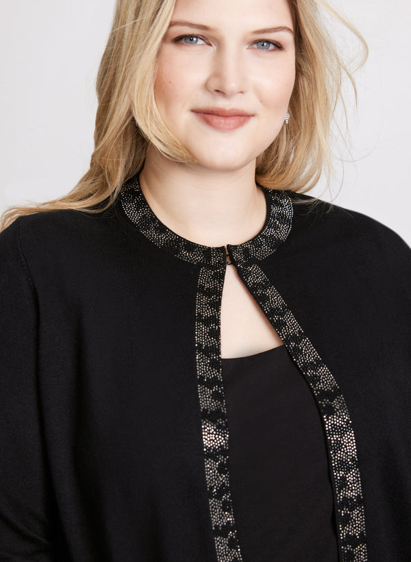 Laura Rhinestone Detail Cardigan