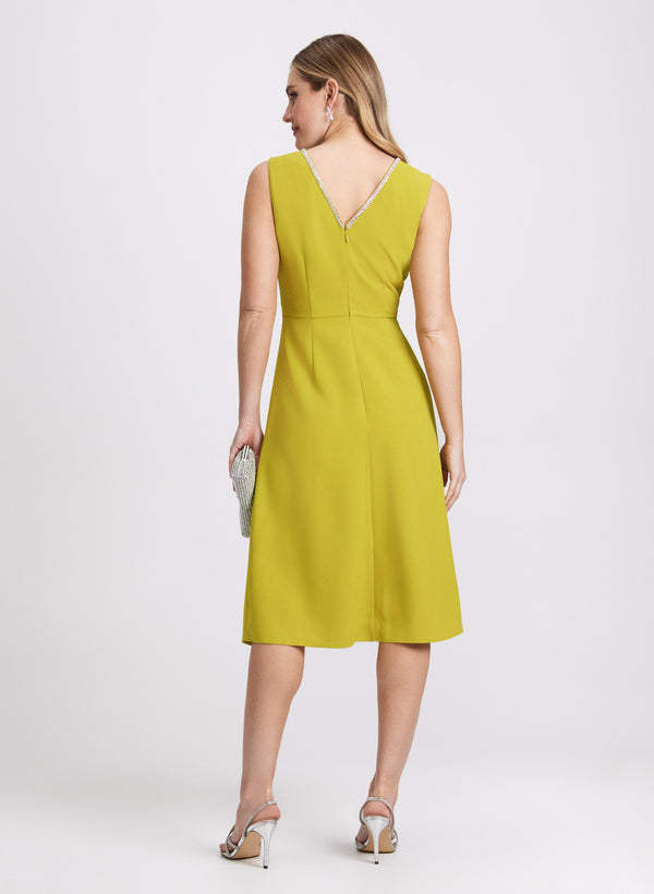 Laura Rhinestone Detail Dress