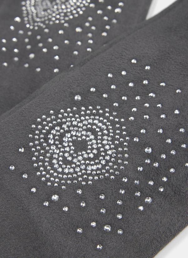 Laura Rhinestone Detail Gloves