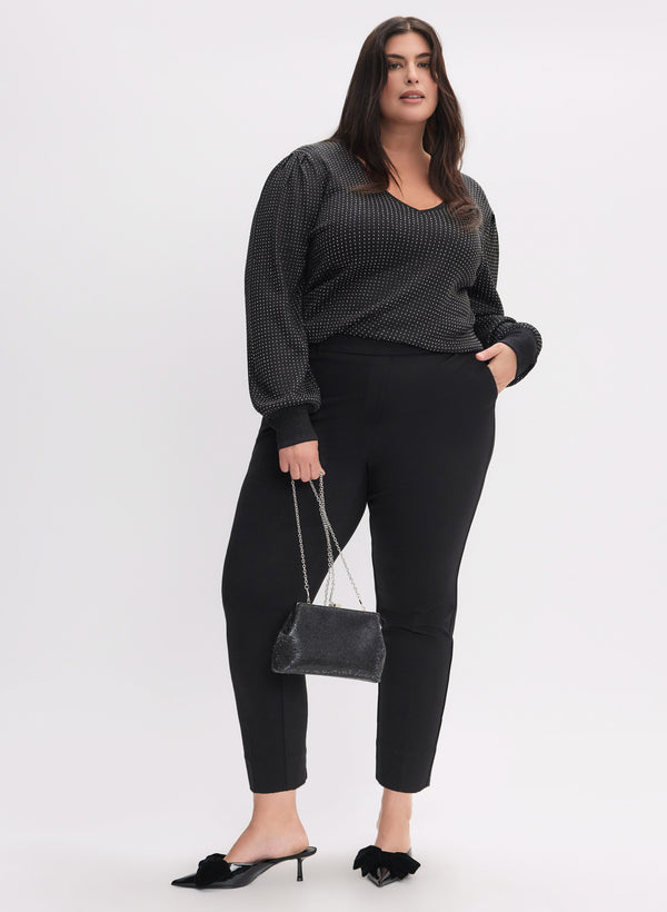 Laura Rhinestone Detail Sweater