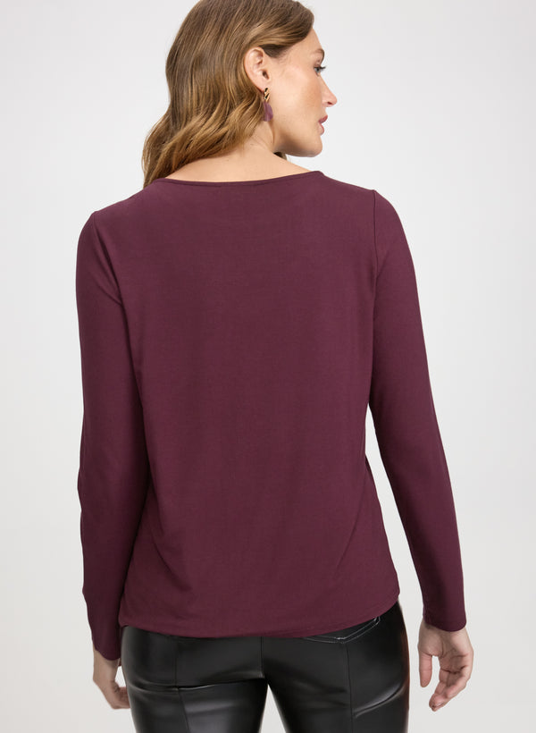 Laura Rhinestone Detail T-Shirt