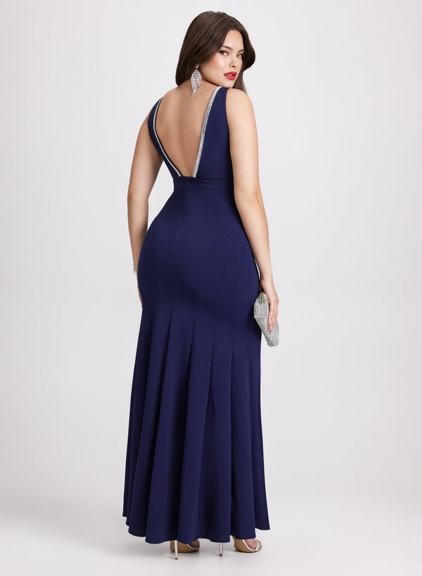 Laura Rhinestone Embellished Maxi Dress