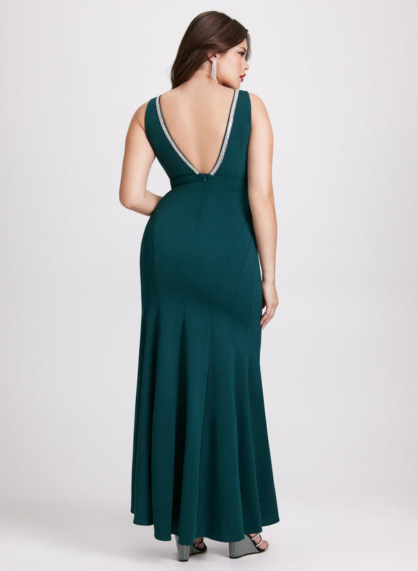 Laura Rhinestone Embellished Maxi Dress