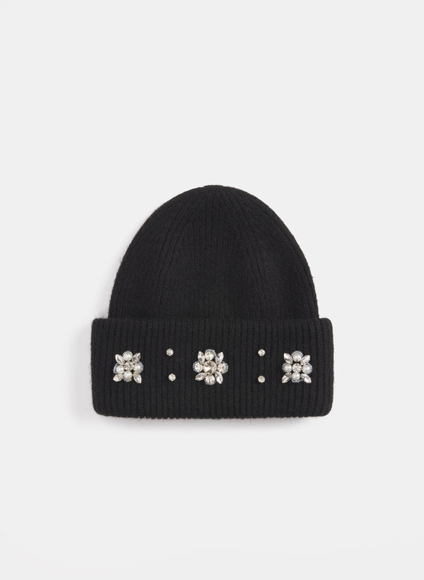 laura Rhinestone Embellished Tuque