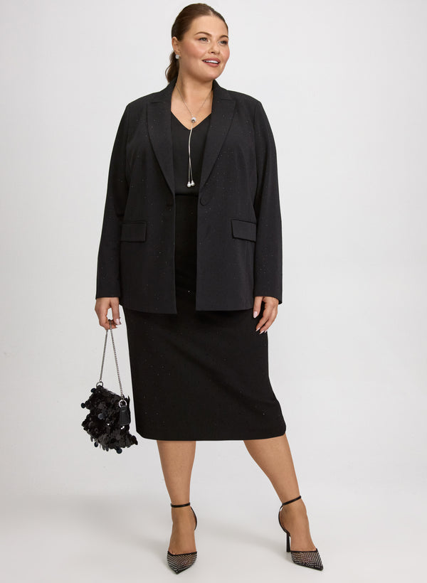 Laura Rhinestone Pencil Skirt