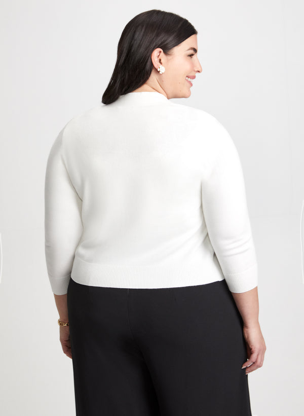 Laura Ribbed Knit Cardigan