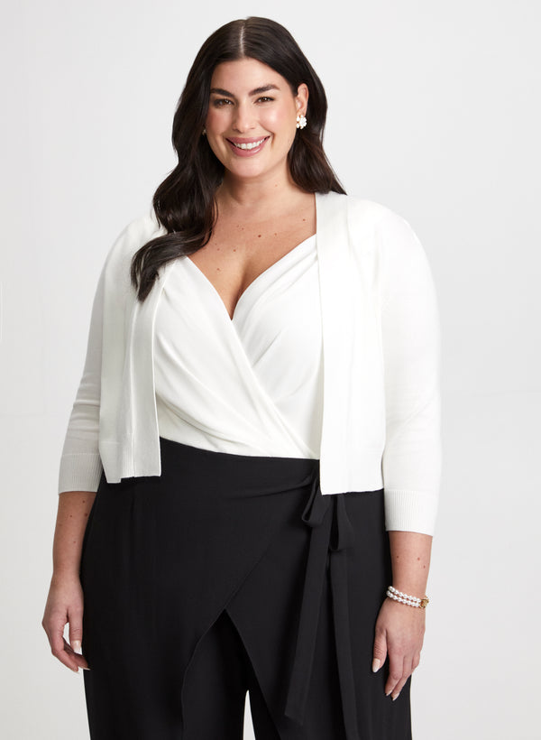 laura Ribbed Knit Cardigan