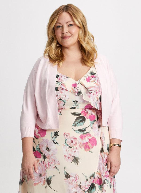 laura Ribbed Knit Cardigan